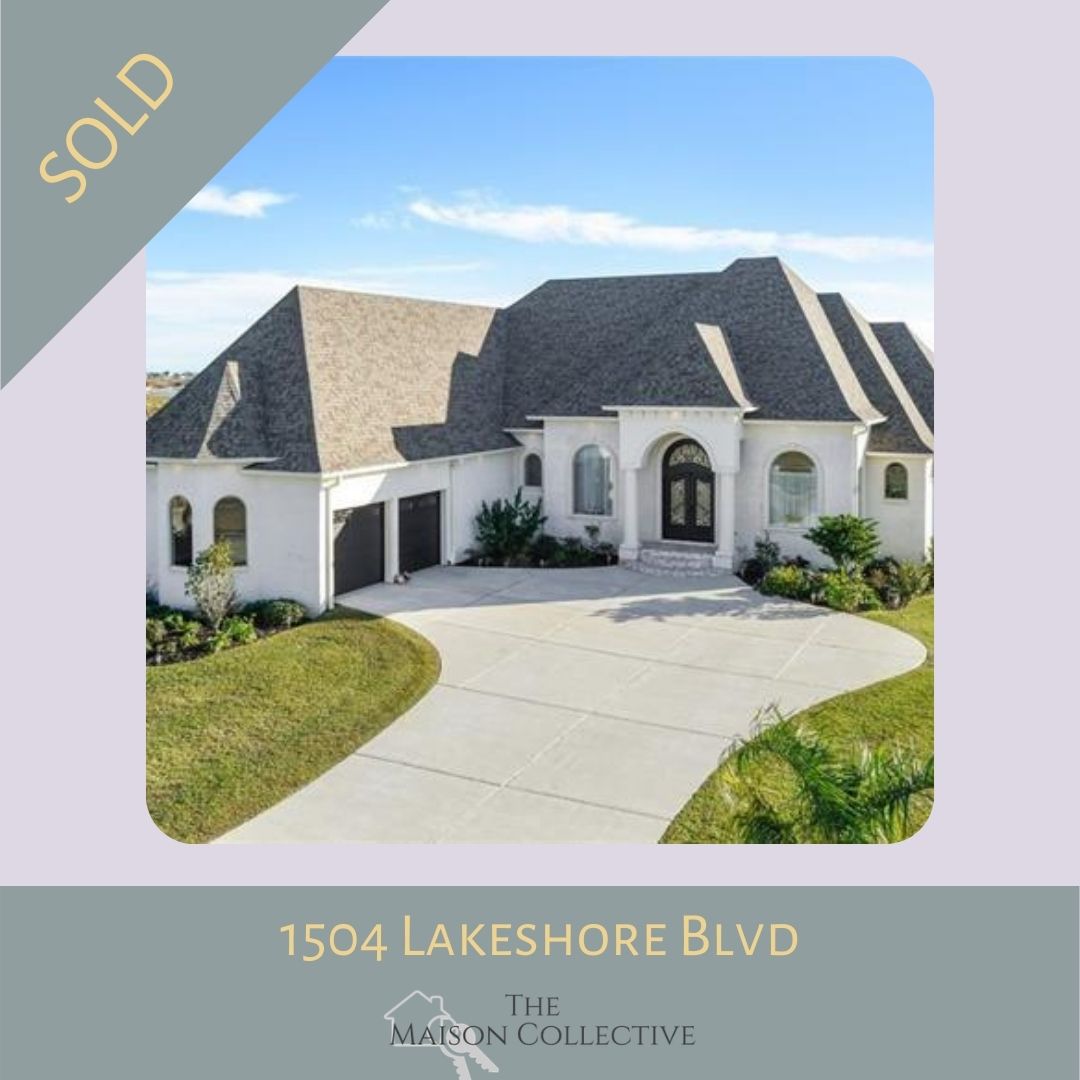 1504 Lakeshore Blvd is SOLD! Congratulations to our sellers! We loved this house. 

#slidell #slidellrealestate #listingagent