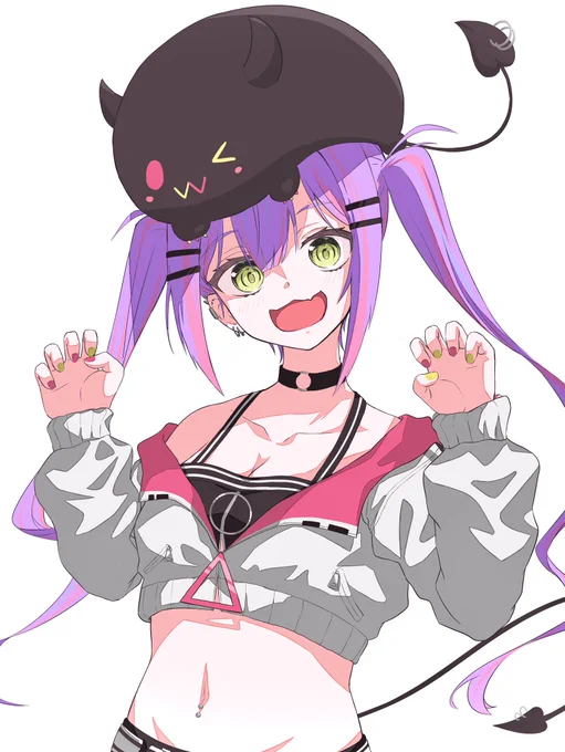 ฅ^•ω•^ฅ
#TOWART
#常闇トワ 