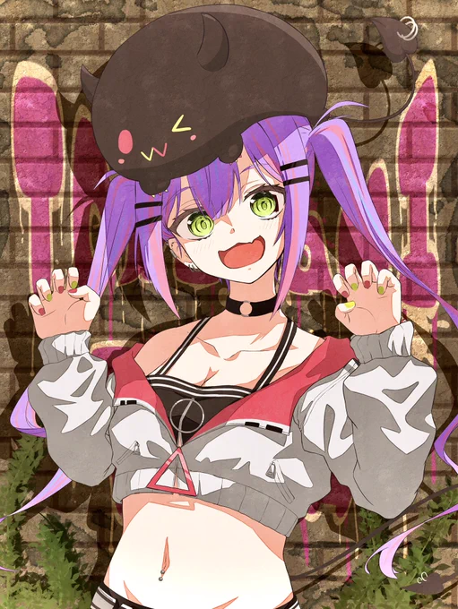 ฅ^•ω•^ฅ
#TOWART
#常闇トワ 