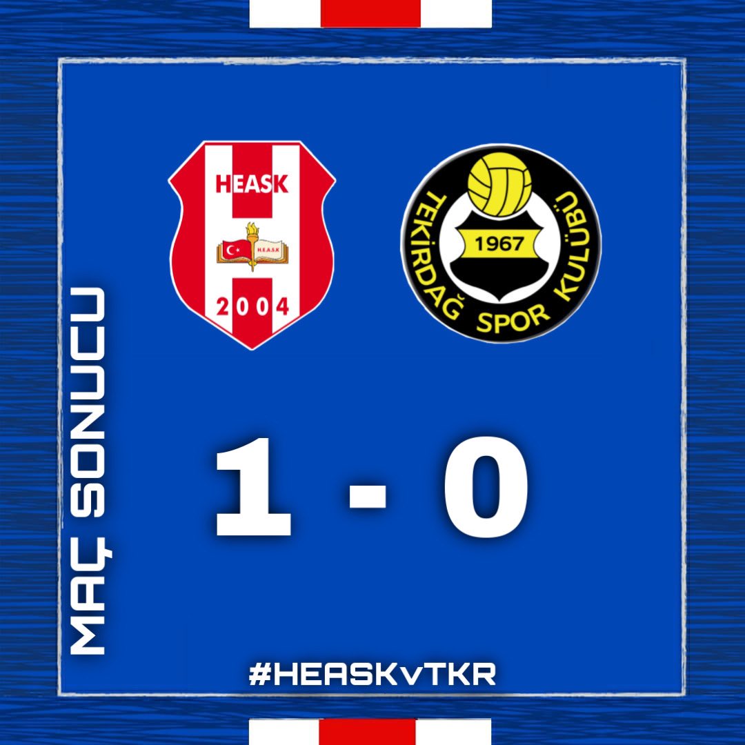 heask04's tweet photo. MAÇ SONUCU 

#HEASKvTKR https://t.co/Vtyic06viP