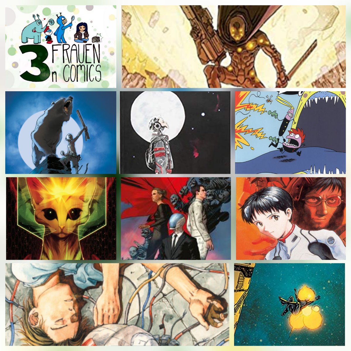 ComicKlatsch's tweet image. Folge 33 - Science Fiction-Special! 🥳
SF Triple Feature
Willkommen im All, auf der Erde und in der Zukunft. Es gibt Katzen, Bären, Menschen, Roboter, Viren und künstliche Intelligenzen - rosig wird es nicht gerade, wie sollte es auch beim Comicklatsch 🥸
rvg45g.podcaster.de/download/Folge…