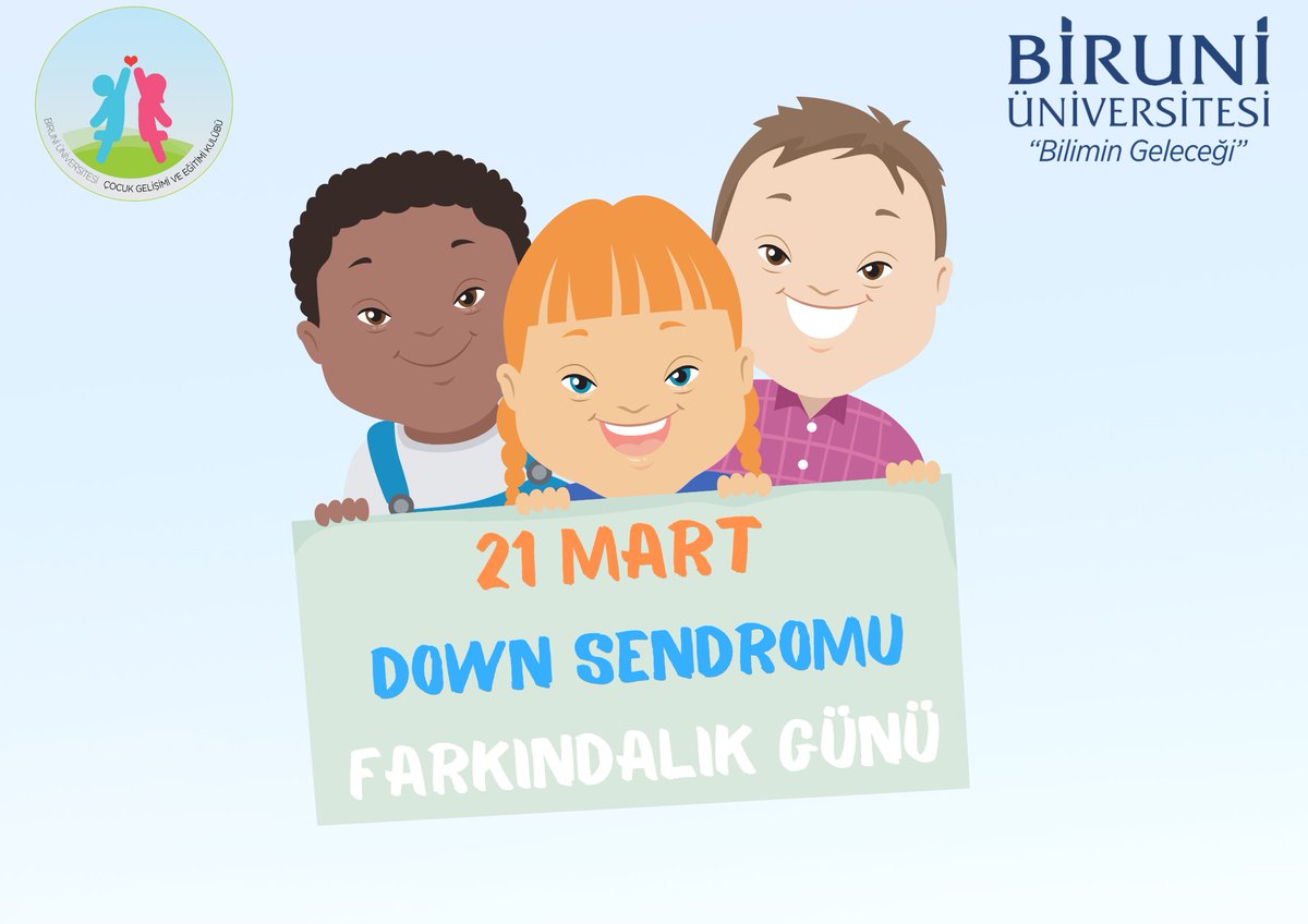 birunicgk's tweet photo. "21 Mart Dünya Down Sendromu Farkındalık Günü"

Farklılıklarımızla birlik olalım..

#rengimizbelliolsun https://t.co/ZxZGxmsHIn