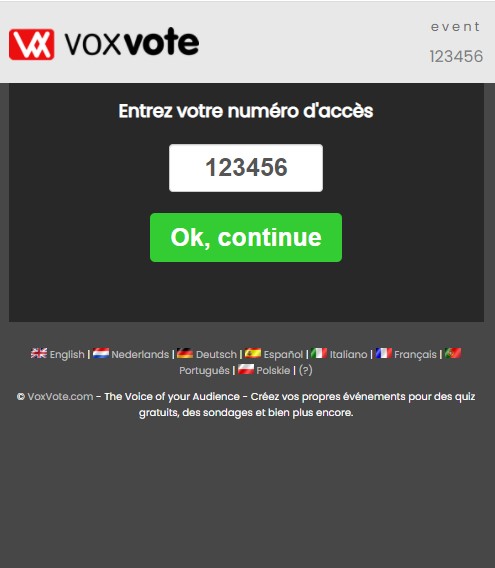 VoxVote's tweet photo. From today on, the voting access PIN code is now 6 digits. Happy voting! Remaining 5 digit numbers are still valid.

Move to 6 numbers was needed, because of our growing userbase to 100.000+ users. #polling #voting #free #zoommeeting #vote https://t.co/IDPvaGet7i https://t.co/eg6C5H5PvI