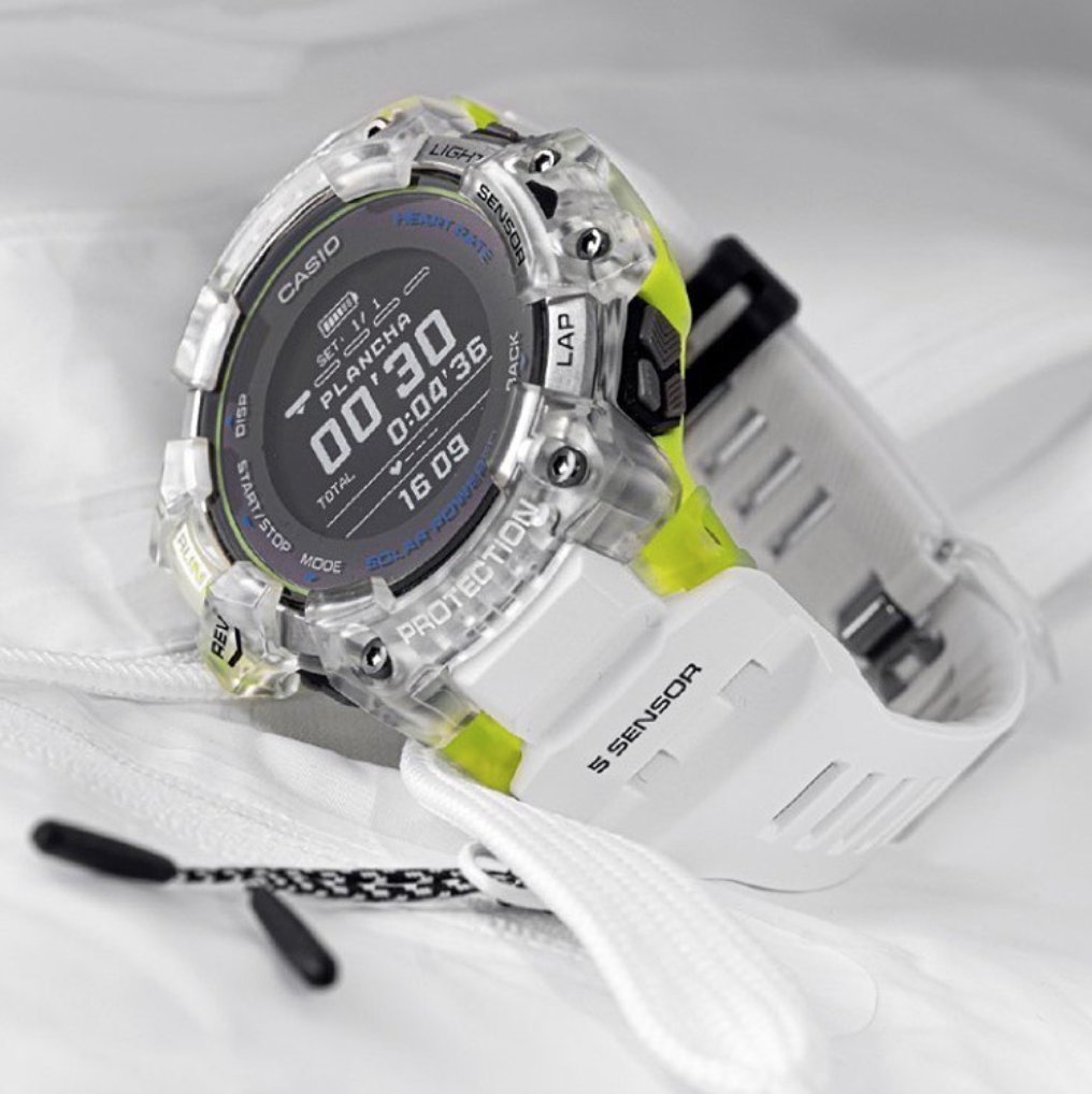 Be the sharp one on the running track...Skeleton G-MOVE GBDH100-7A9 <a href="/gshock_canada/">G-Shock Canada</a> #gsquadsunday