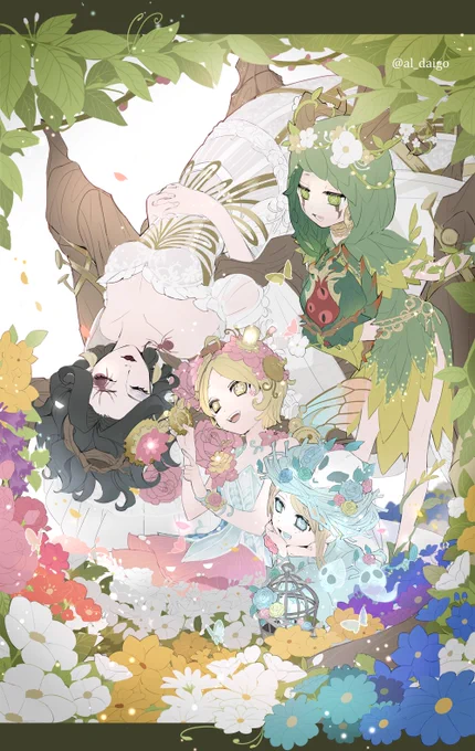 森の奥に春が来たようです
 #第五人格の花笑み 