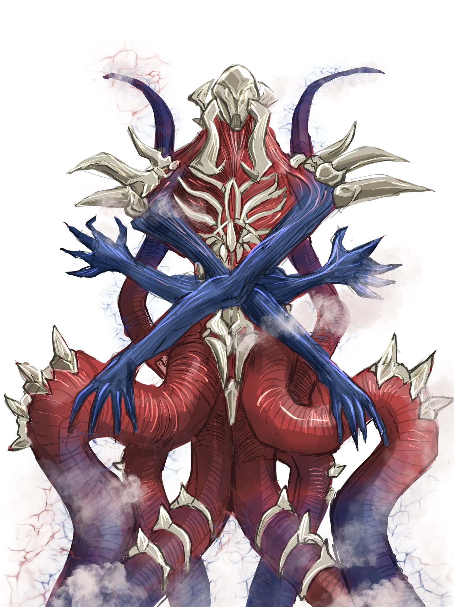 ぼんご 副業イラストで不労所得 Mtg ウラモグ描いてみました 主線なしでゴリゴリ描いていくスタイル 主線なしイラスト はデッサン力が必要ですが ウラモグみたいなクリーチャー系のイラストならデッサン力もある程度無視できるのでおすすめです リアル