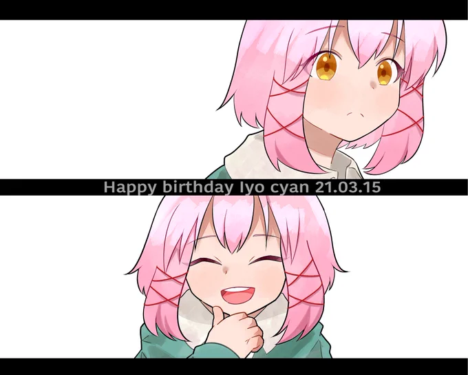 @geterabi 遅くなっちゃったけどお誕生日おめでとう伊予ちゃん!!
モカくん描いちゃいました…!! 