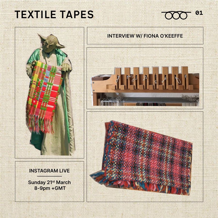 euphemia_work's tweet photo. TEXTILE TAPES TONIGHT AT 8PM +GMT on Instagram with @fokyoursocks and @MegatronGraham ✨ https://t.co/Da2lzaDRoC