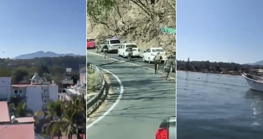 SinEmbargoMX's tweet photo. La gente grita, corre asustada. #VIDEOS exhiben el pánico por balacera en Guayabitos, Nayarit https://t.co/aHjqZByUO9 https://t.co/wvU3gkNqLV