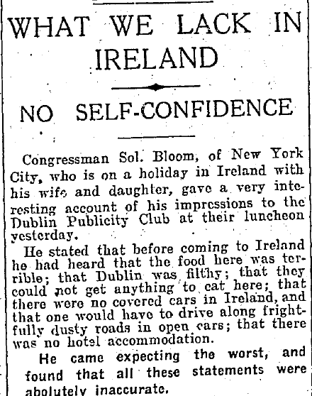 TheChronicleIE's tweet photo. ๐ฎ๐ช Ireland yet to realise its potential as a tourist hotbed
๐ฐ Report from the Irish Independent, August 1927
#Ireland #Tourism #IrishStuff https://t.co/CaCbZTKtZl