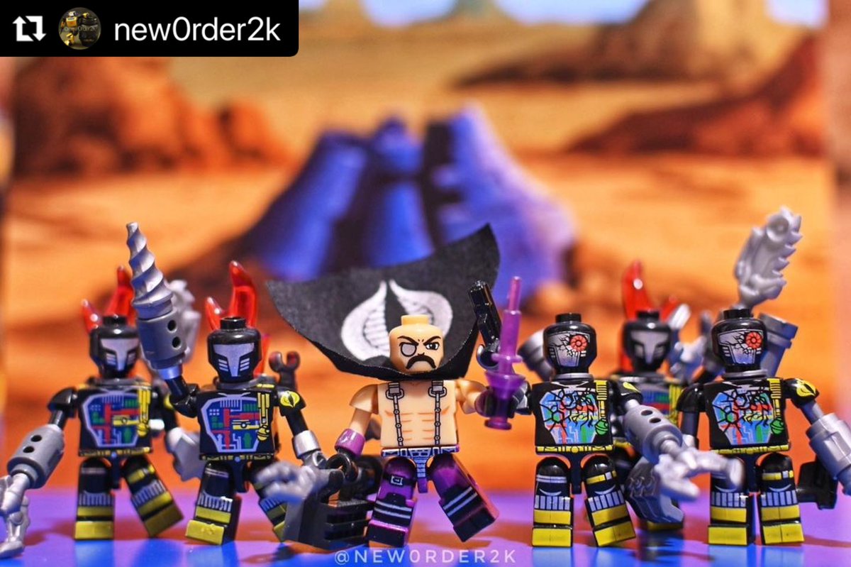_CIAD_'s tweet photo. B.A.T. Attack on #cobrasunday. Photography by @new0rder2k! #surveillanceport
・・・
Happy Cobra 🐍 Sunday 💥
#cobrasunday #gijoenation #drmindbender #cobraandroidtrooper #bats #new0rder2k #kreo #kreon #kreonftw #kingofkreons #lego #yojoe #cobra #realmofcollectors #hasbrotoypic https://t.co/0eIc58LVH6