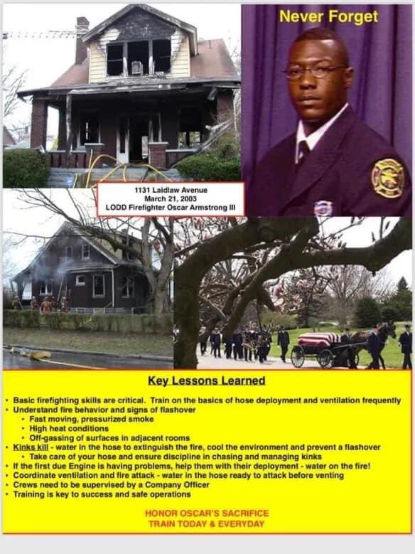 CraigCoburn's tweet photo. Remember Oscar today and everyday by training and drilling on basic firefighting skills.  https://t.co/LrCvqMgxPP. https://t.co/RslnOvJDl0