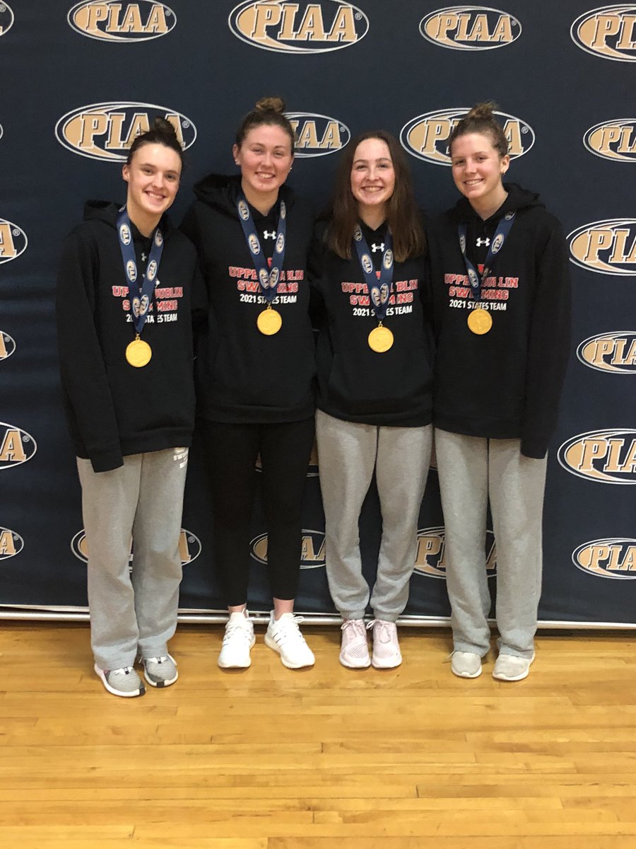 Congrats to these girls on their State Championship in the 200 Medley Relay with a time of 1:43.92.