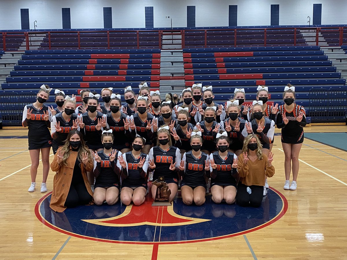 debditto14's tweet photo. #BrightonCompetitiveCheer wins Districts  for the 6th time in a row! @BillKhan https://t.co/HjmHJySUD6