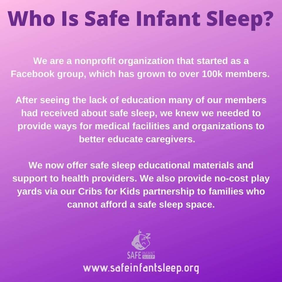 SleepingSafely's tweet photo. Have you ever wondered who we are?
#SafeSleepEverySleep
#SafeSleepSavesLives
#NormalizeSafeSleep https://t.co/tYZ4zU1nkz
