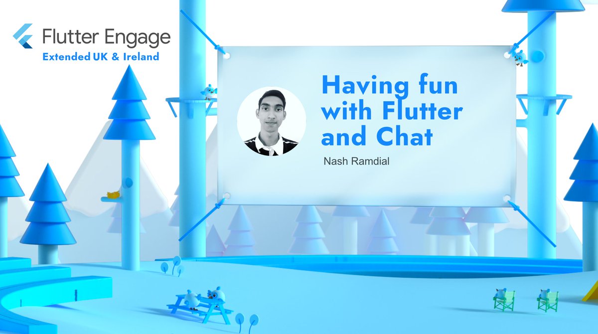DevParty_'s tweet image. Speaker Confirmed! Nash Ramdial, speaking about having fun with flutter and chat! Come along this Wednesday to see 3 amazing talks followed by a Q & A with Tim Sneath! #flutter #flutterengage