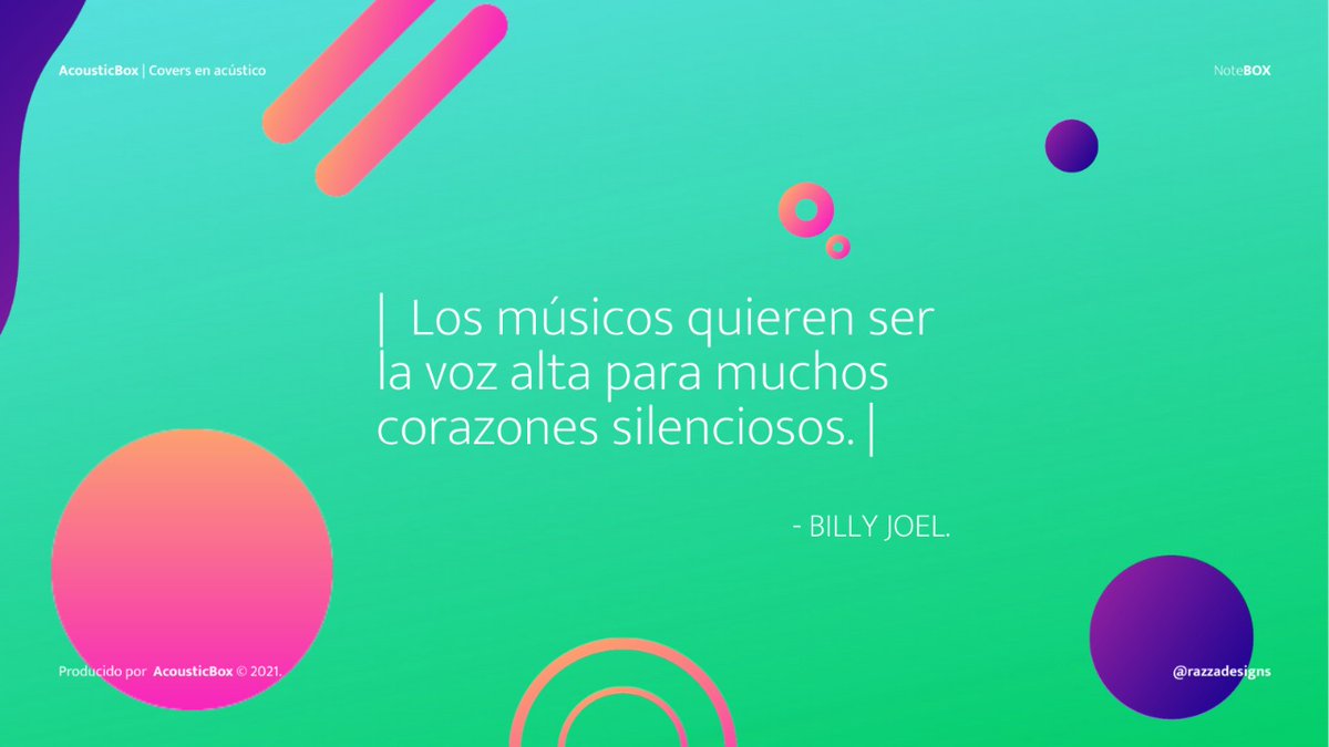 BoxAcoustic's tweet photo. Somos la #voz para muchos y por ello debemos #cantar sin temor. ¿Te imaginas ser la voz de miles de personas?¿Que miles de personas canten tus canciones? Los #sueños pueden cumplirse con mucho #esfuerzo y #consistencia. #billyjoel https://t.co/vTMYzvJZdK