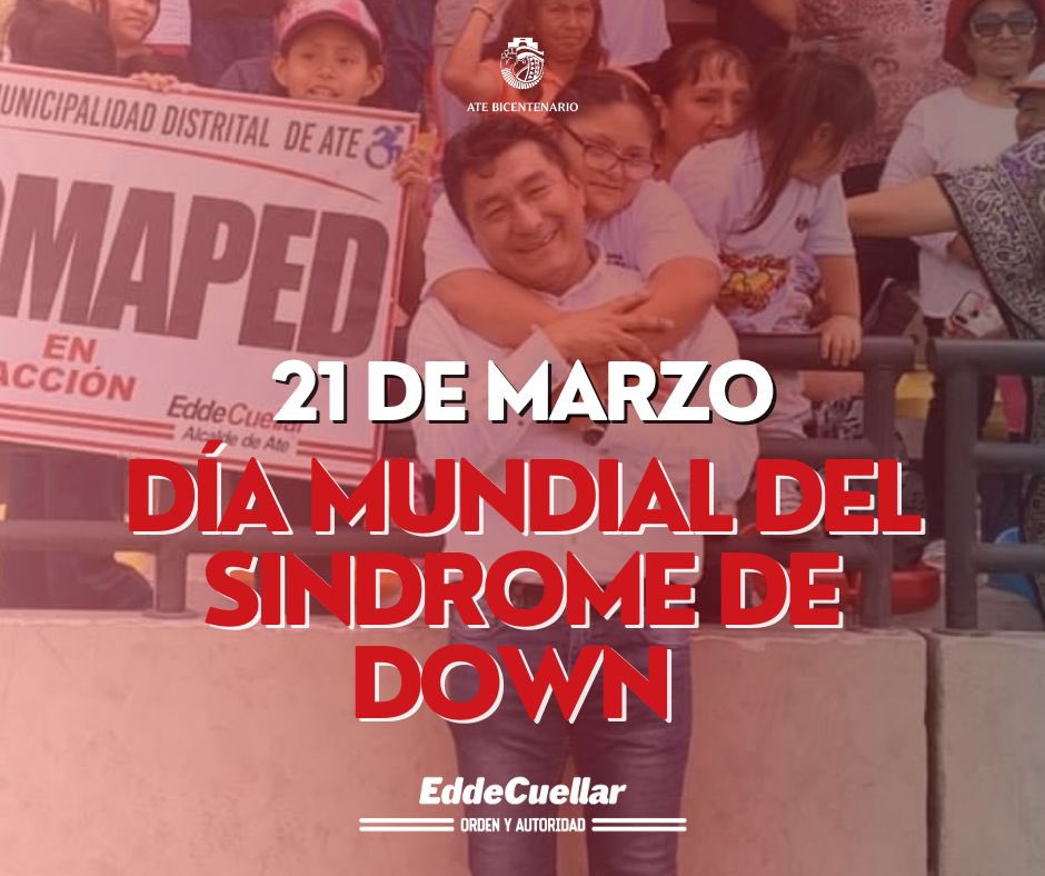 eddecuellar_'s tweet photo. #DíaMundialDelSíndromeDeDown 👦🏽 👧 
📌Hoy 21 de marzo se conmemora el Día Mundial del Síndrome de Down.

Importante fecha para concientizar con respeto, aceptación e inclusión para una convivencia mejor.

☑️Un cromosoma extra, te hace extraordinario! https://t.co/lcO6jmZvEF
