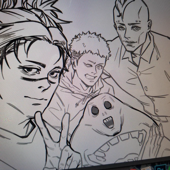 More brotherrsss + the reference for Kechizu's hand gesture ? 