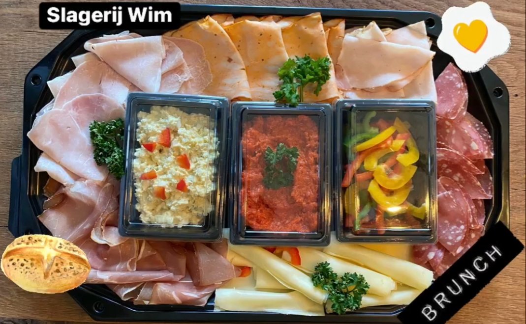 SlagerijWim's tweet photo. Een volle gevarieerde brunchschaal voor € 19,95! Win een schaal door like/deel op Facebook: https://t.co/AyezS3KYSL
Maak je ontbijt/lunch/brunch af met de paas-rundvleessalade van € 16,95. #Pasen #Tubbergen #brunch #lunch #ontbijt #geniet #Twente https://t.co/hRQdbCug9O