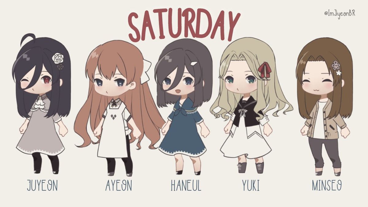 ImJiyeonBR's tweet photo. Fiz uma versão chibi das meninas e postei no fancafe, espero que elas vejam e que gostem :(( 💗 https://t.co/cZBcZl9Sm2