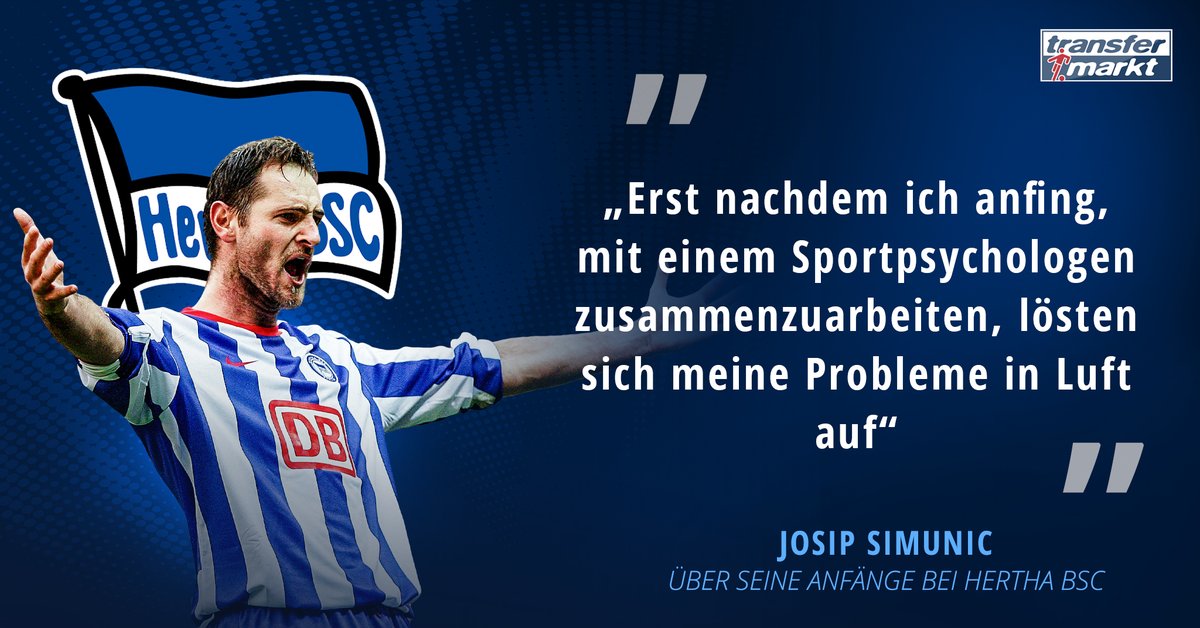 Transfermarkt's tweet photo. Josip #Simunic stand in über 200 Spielen für #HerthaBSC auf dem Platz. Im Gespräch mit Transfermarkt blickt der Ex-Abwehrspieler auf seine Laufbahn zurück, spricht über seinen Ruf als Rüpel und die Angst vor Fehlern. #hahohe

👉 https://t.co/8lwEuqSEAX https://t.co/oAkAXDjgKr