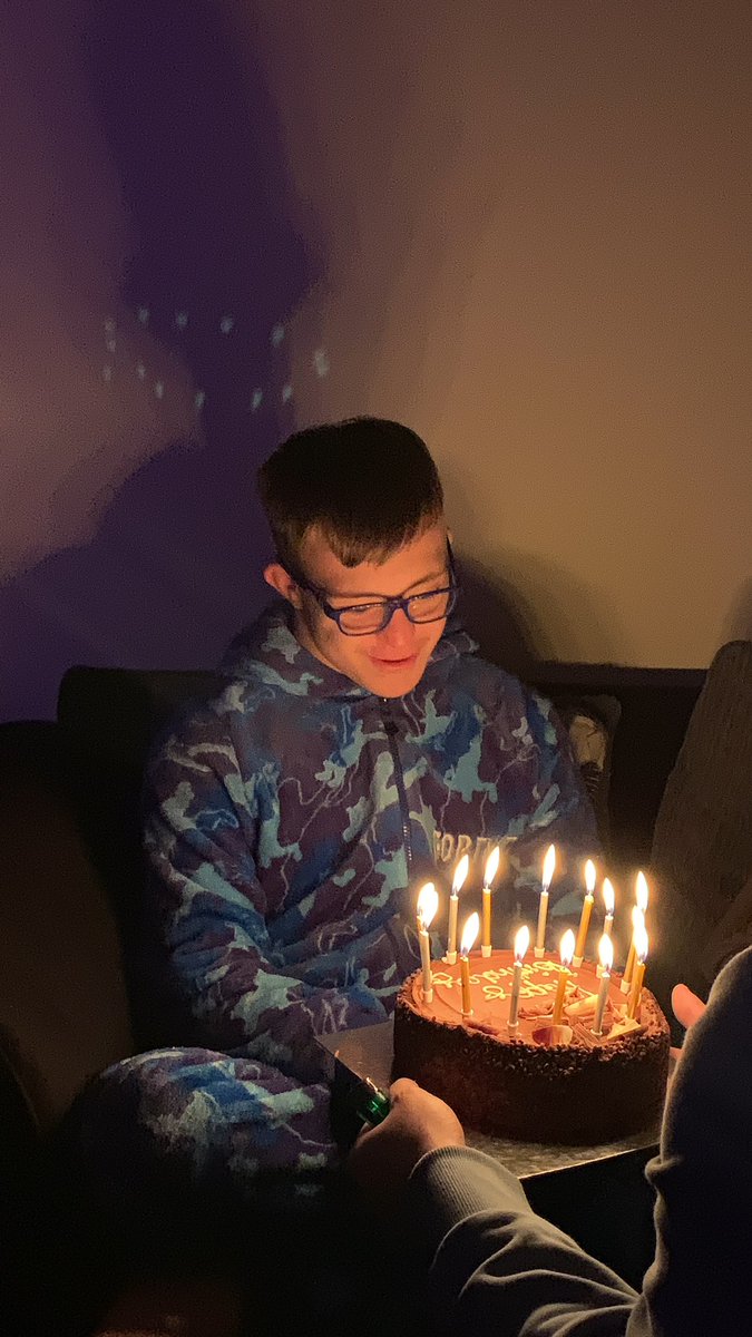 LibGreatwell's tweet photo. Today is #Worlddownsyndromeday2021 my brother Evan has a heart of gold and never fails to make me laugh! 💙💛 #WDSD2021 https://t.co/w0VpwtUG3u