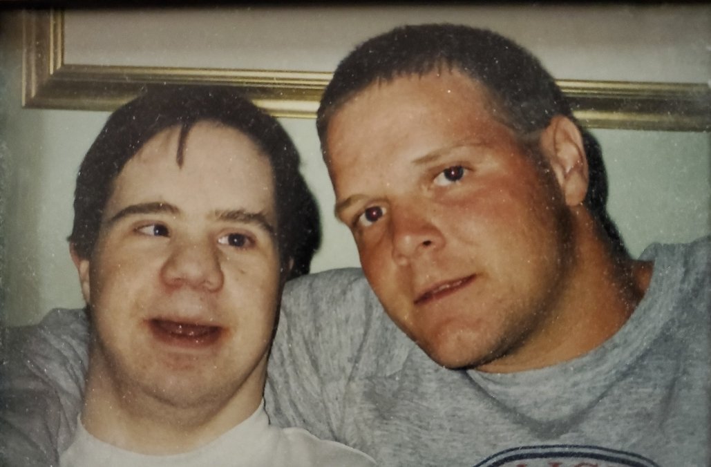 Happy World #DownSyndromeAwareness Day as I pay tribute to my brother Ronnie who loved those damn #DukeBoys, their General Lee, Daisy and a cold pepsi. An old photo from 1992 while I was an <a href="/opcva/">OPC</a> Recruit. #RIPBuddy