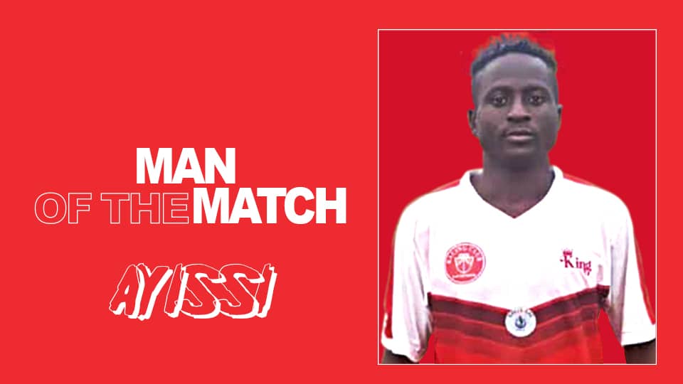 RACING_TPO's tweet photo. 𝐁𝐈𝐆 performance! 💪🏿
AYISSI is your #RACNFC Man of the Match 🏆 https://t.co/5yytIuM45P