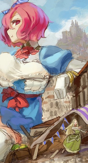 久々に魔女さんを描いています 