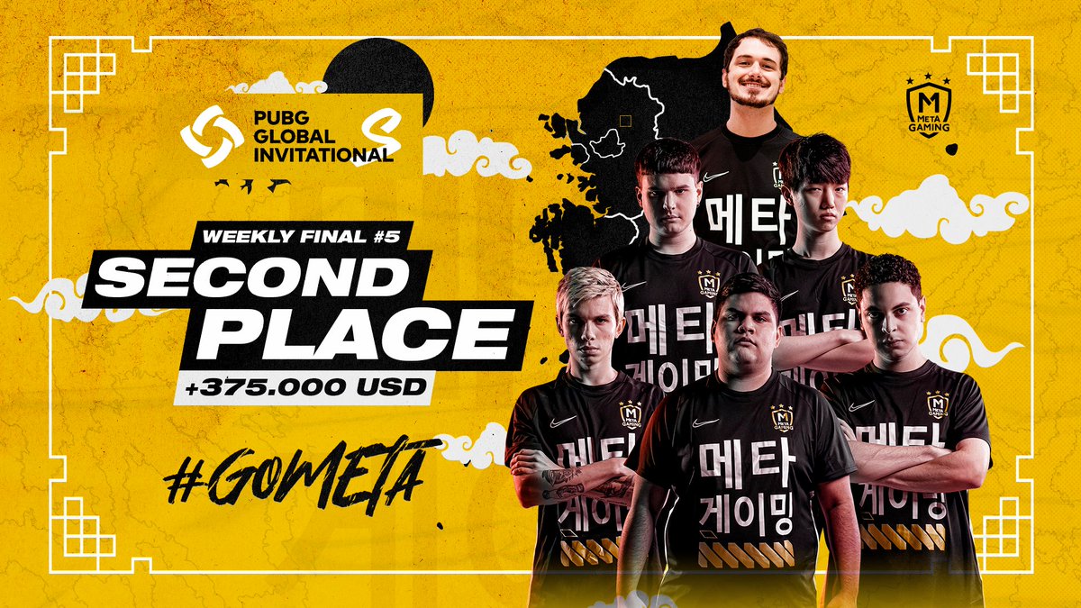 MetaGamingpy's tweet photo. #PUBG

SECOND PLACE IN THE #WeeklyFinals DAY 5! 🥈🏆

Representing all LATAM and America! We have  secured 375,000 dollars, and we still got one week to go 💸🤑

We showed what we are made of and we'll keep doing it💪

#GoLATAM #GoMETA〽️ https://t.co/TrPEZvfZA1