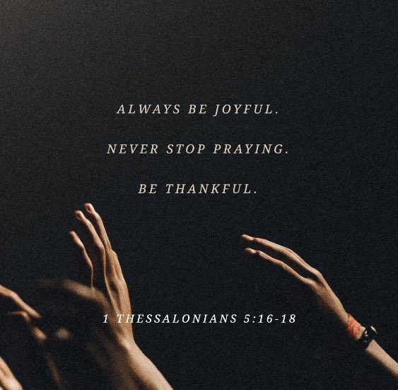 Motherof3lights's tweet photo. Recipe for a good day:
Joyous spirit
Prayerful posture
Grateful heart
#PrayAlways https://t.co/7Ohlvb666M