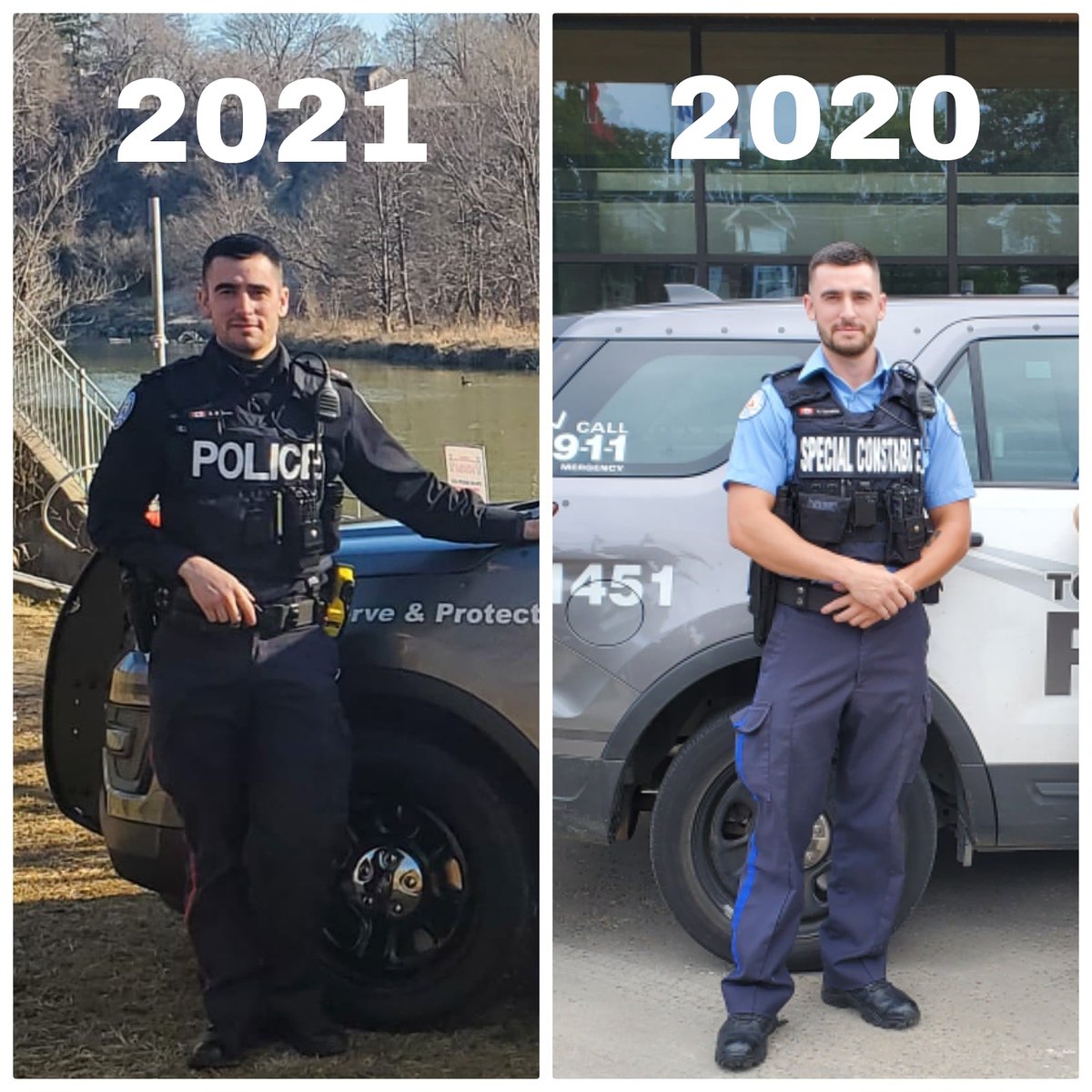 TPSVIDOT's tweet photo. We at 14 Division are very proud of our former Special Constable Austin Carretta. Congratulations on your appointment to Police Constable.

#specialconstable @TPSVIDOT @TPS14Div #torontopoliceservice https://t.co/XBitDmizpQ
