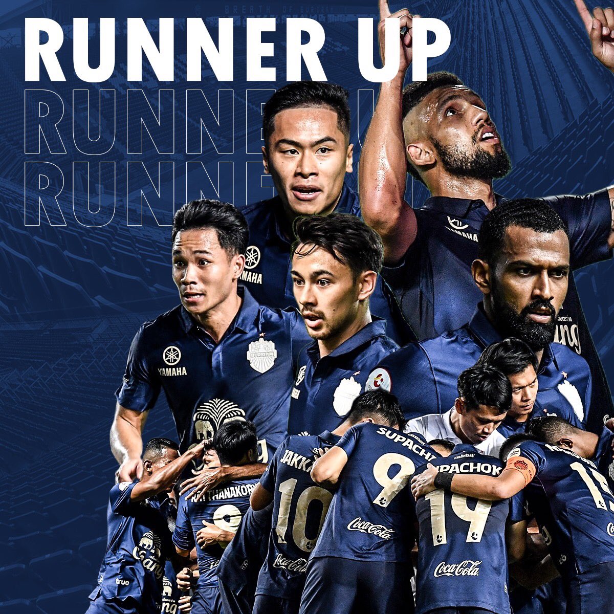 BRRXII's tweet photo. From 12th to Runner up of Thai League 2020/21!
One of the amazing season

#BuriramXII #BuriramUnited https://t.co/Li66b3L5QG
