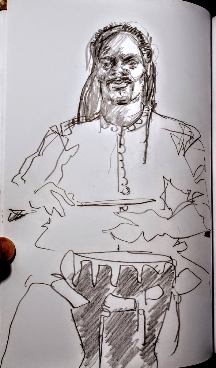 vanexeter's tweet image. A fun evening on Friday drawing @mohaguewel in action with @artintheparktwt