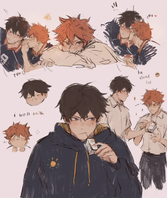 them again but old january doodles
#kagehina #haikyuufanart 