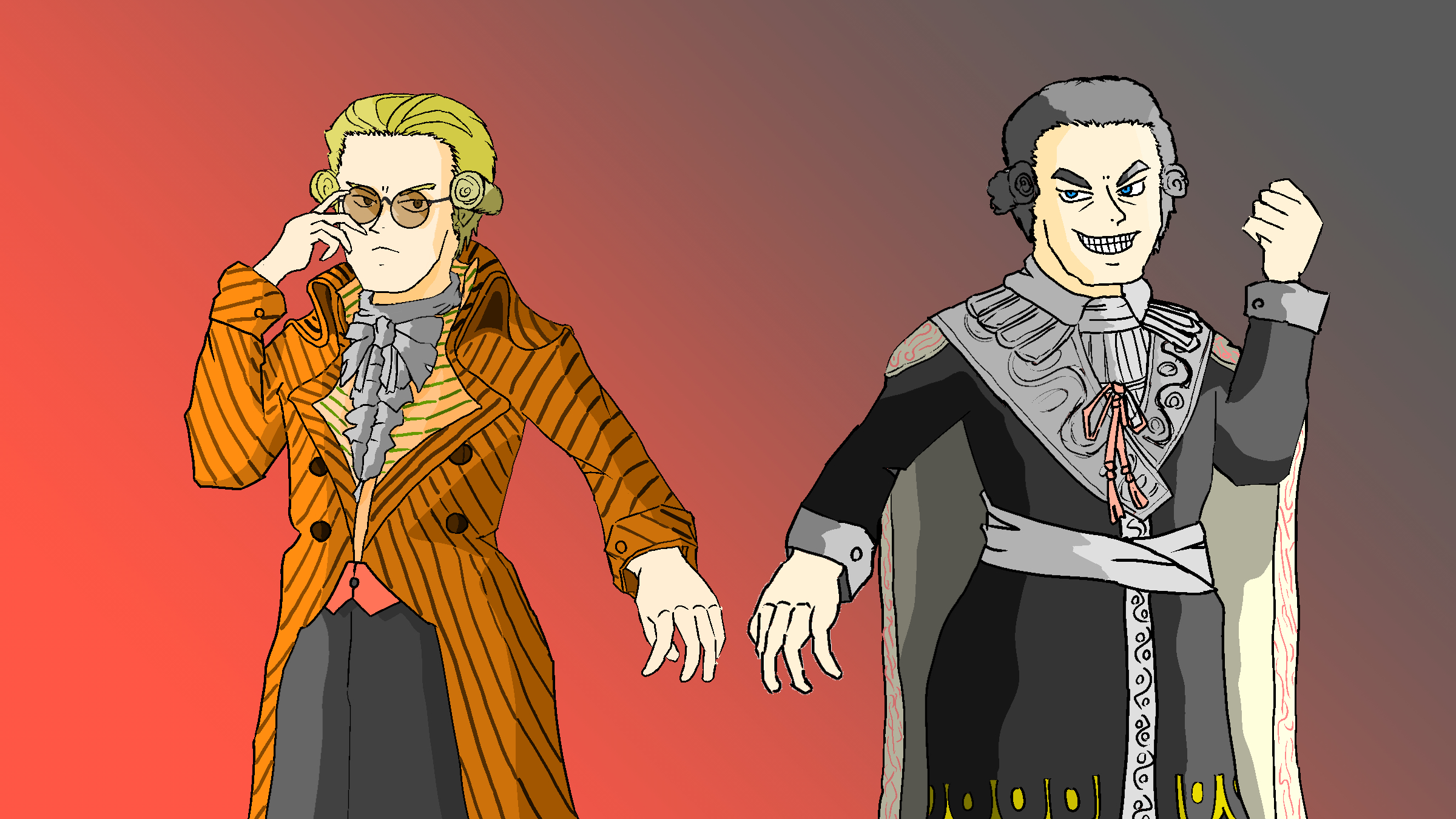 中信 歴史上の人物をカードにしたい人 フランス革命 世界史 イラスト ラクガキ ロベスピエール 恐怖政治と腐敗政治 革命の恐怖と狂気の体現者 ロベスピエール 革命の腐敗と堕落の体現者 ポール バラス 暗黒の時代は続く T Co