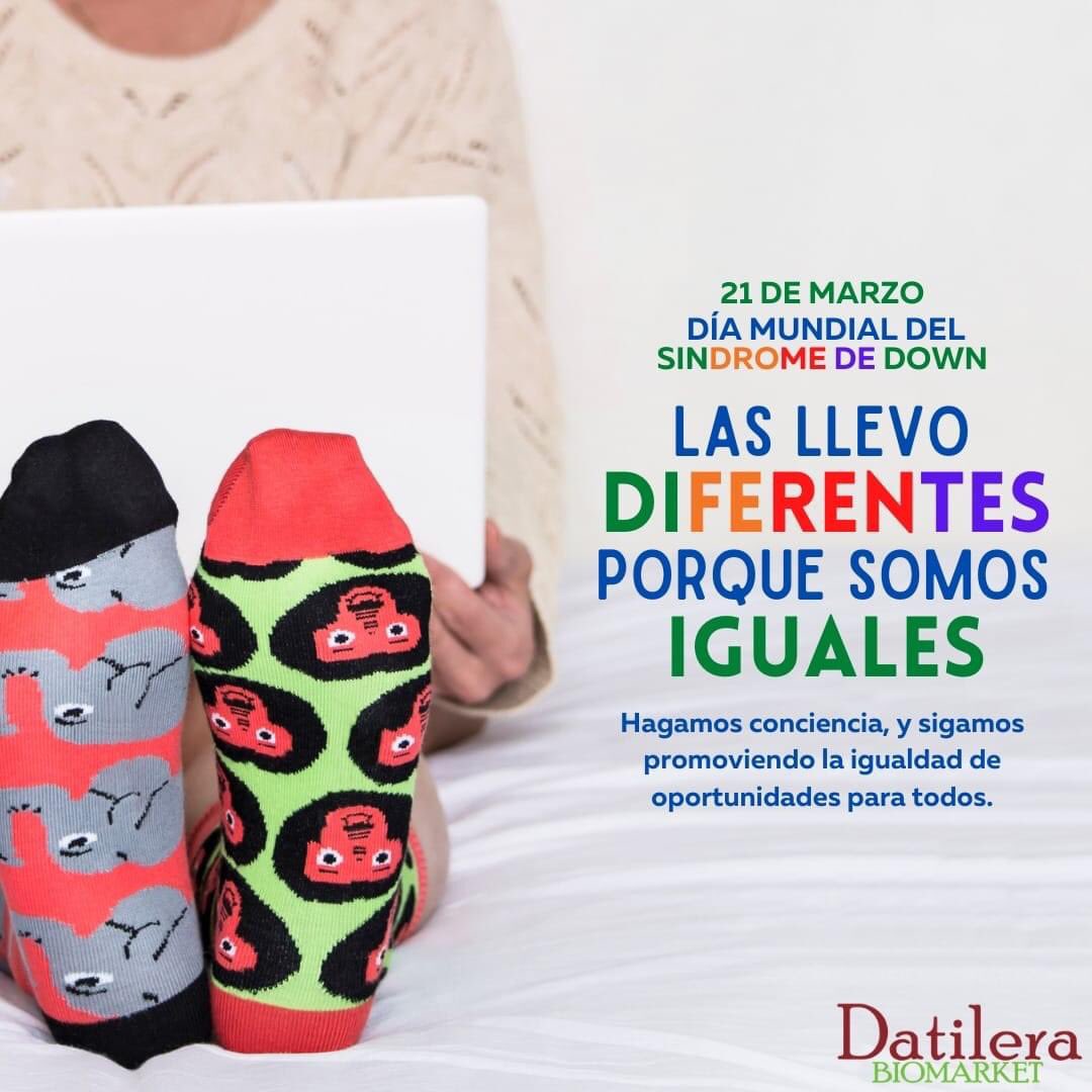 DatileraB's tweet photo. 💚💜🧦Día mundial del síndrome de down

Hagamos conciencia y sigamos promoviendo la igualdad de oportunidades para todos.☀️

Sigamos difundiendo este mensaje para lograr el cambio. 🌍

#diainternacionaldelsindromededown #21m #marzo #sindromededown #cambiopositivo #empoderamiento https://t.co/YgbT9Mlz9E