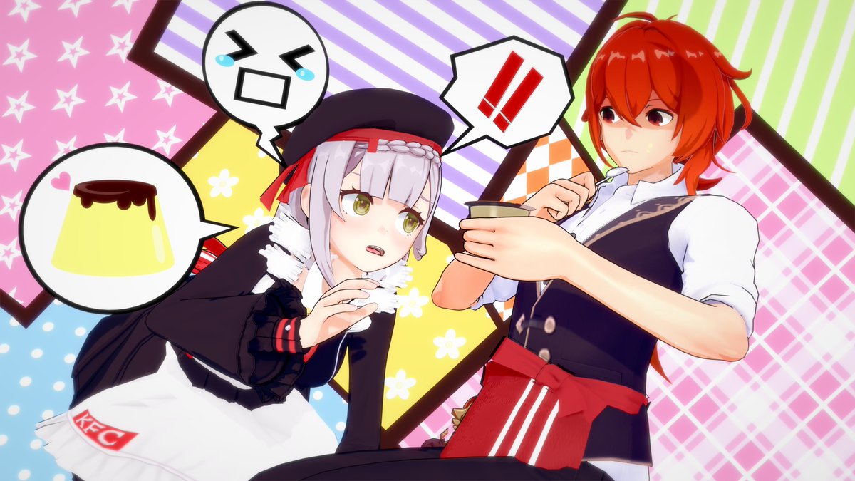 未满赤澄on Twitter 制作了原神联动的恋活人物卡 免费配布中https T Co F9rjbacbnp