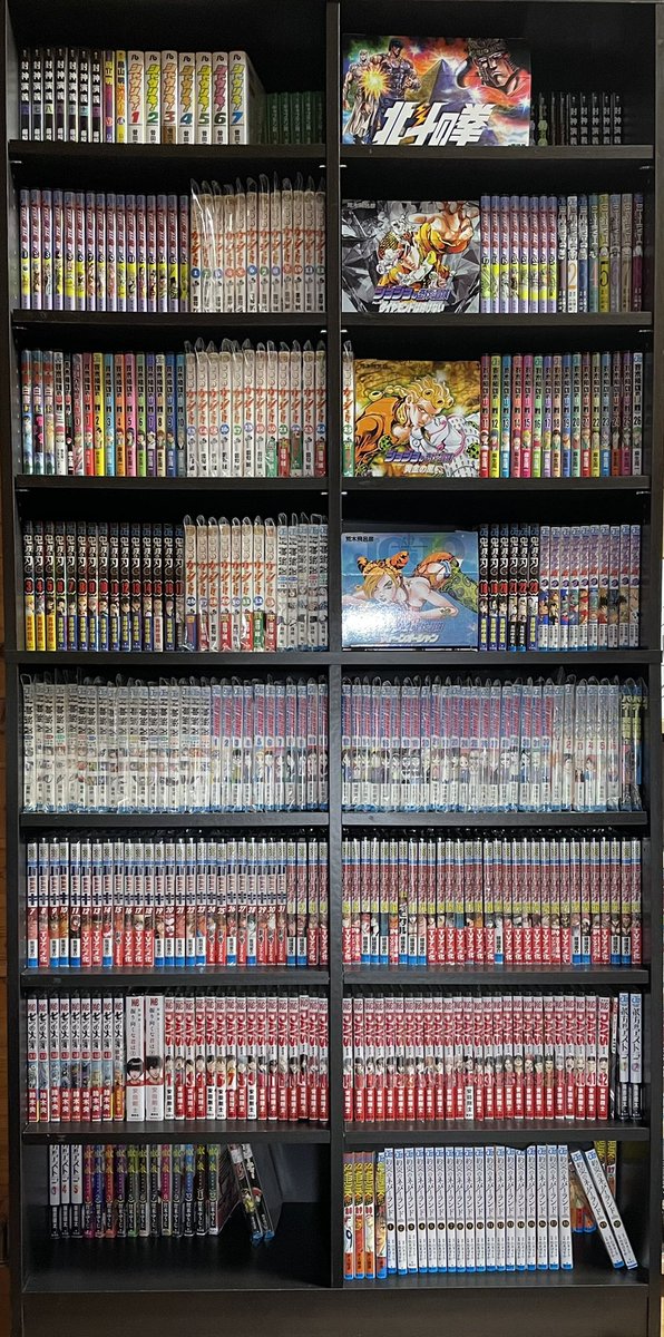 As 主に漫画紹介 ちなみに1枚目の本棚はフォルムチェンジで日焼け対策できるようになってます 本棚晒す 本棚紹介