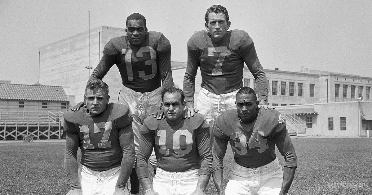 On this day in 1946, Kenny Washington and Woody Strode broke the <a href="/NFL/">NFL</a> color barrier when they were signed to the <a href="/RamsNFL/">Los Angeles Rams</a> – becoming the first Black players to play in the modern NFL era.

They forever changed football, and the league is far better for it: ops.nfl.com/3lqIaWn