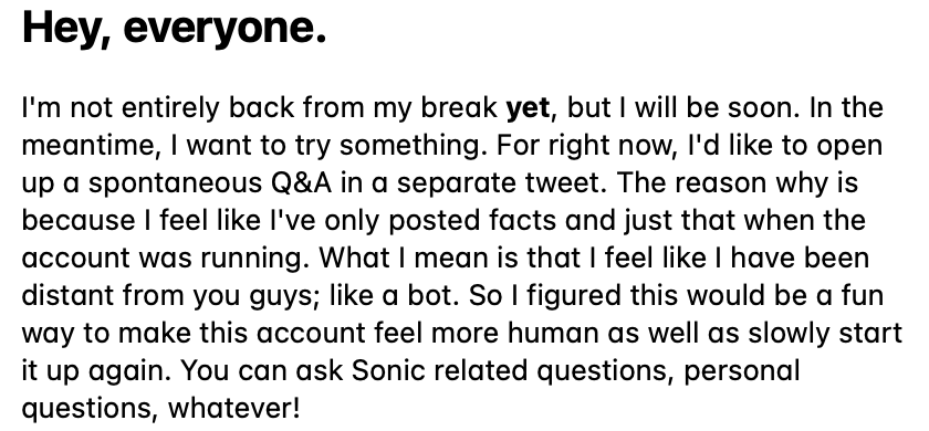 Daily Sonic Character Facts (ARCHIVE) (@sonic_charfacts) on Twitter photo 