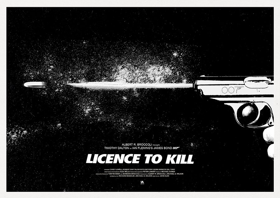 needledesign's tweet photo. Happy 75th birthday to Timothy Dalton
(Most Underrated James Bond, still wish he’d done a 3rd movie)
Here are my #LicenceToKill and #TheLivingDaylights posters from my #bondredesigned project last year. #JamesBond https://t.co/8AjWc6vCxC