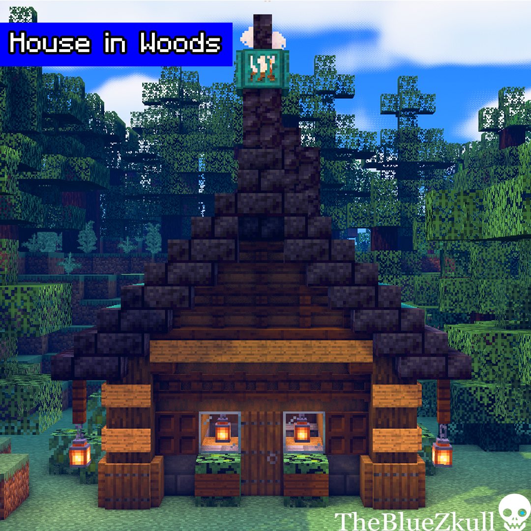 TheBlueZkull's tweet photo. House in Woods
-⁣
Credits to @thebluezkull 
-⁣
-⁣
-⁣
#minecraft #minecraftpc #minecraftbuilds #minecraftbuild #minecraftdaily #minecraftuniverse #minecraftmeme #minecraftforever #minecraftart #gaming #minecraftbuildings #minecraftideas #minecraftcreations #memes https://t.co/UGkXUDI91Y