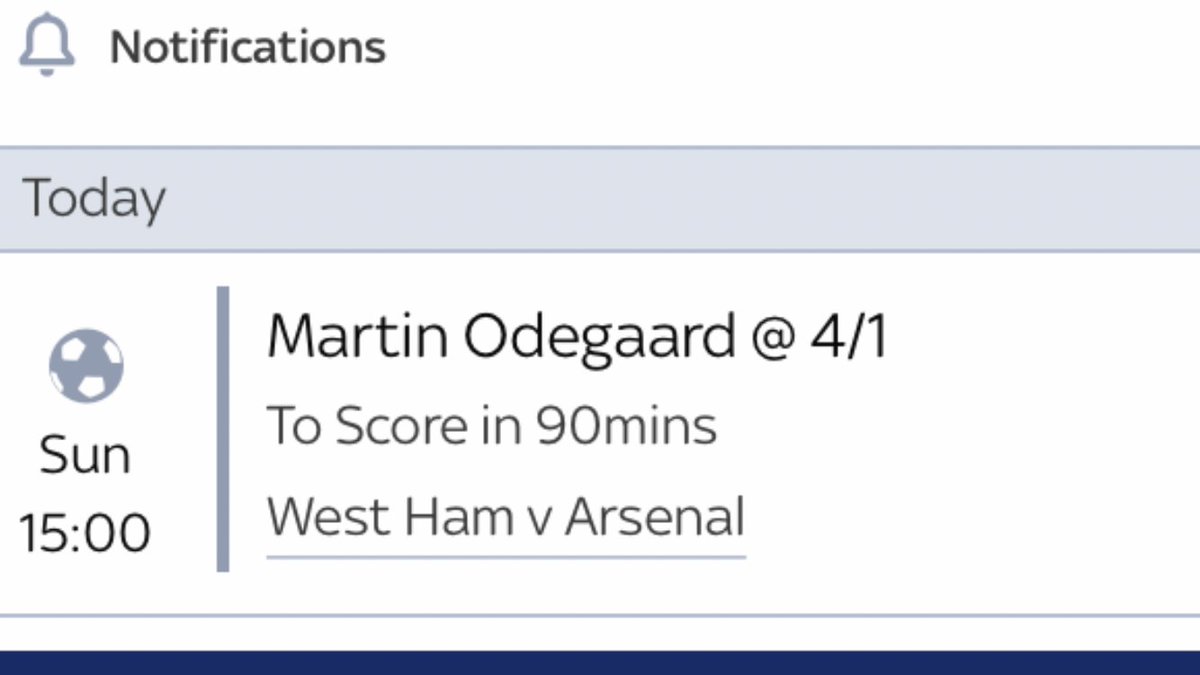 BetsScorer's tweet photo. Not sure if this post worked... 

#WHUARS scorers 🏴󠁧󠁢󠁥󠁮󠁧󠁿 

Both Players to Score 
⚽️ Aubameyang
⚽️ Lingard 
🎲 17/2 

Anytime 
⚽️ Odegaard 4/1

❤️ if you're on 👍 https://t.co/eYhuABMRyY