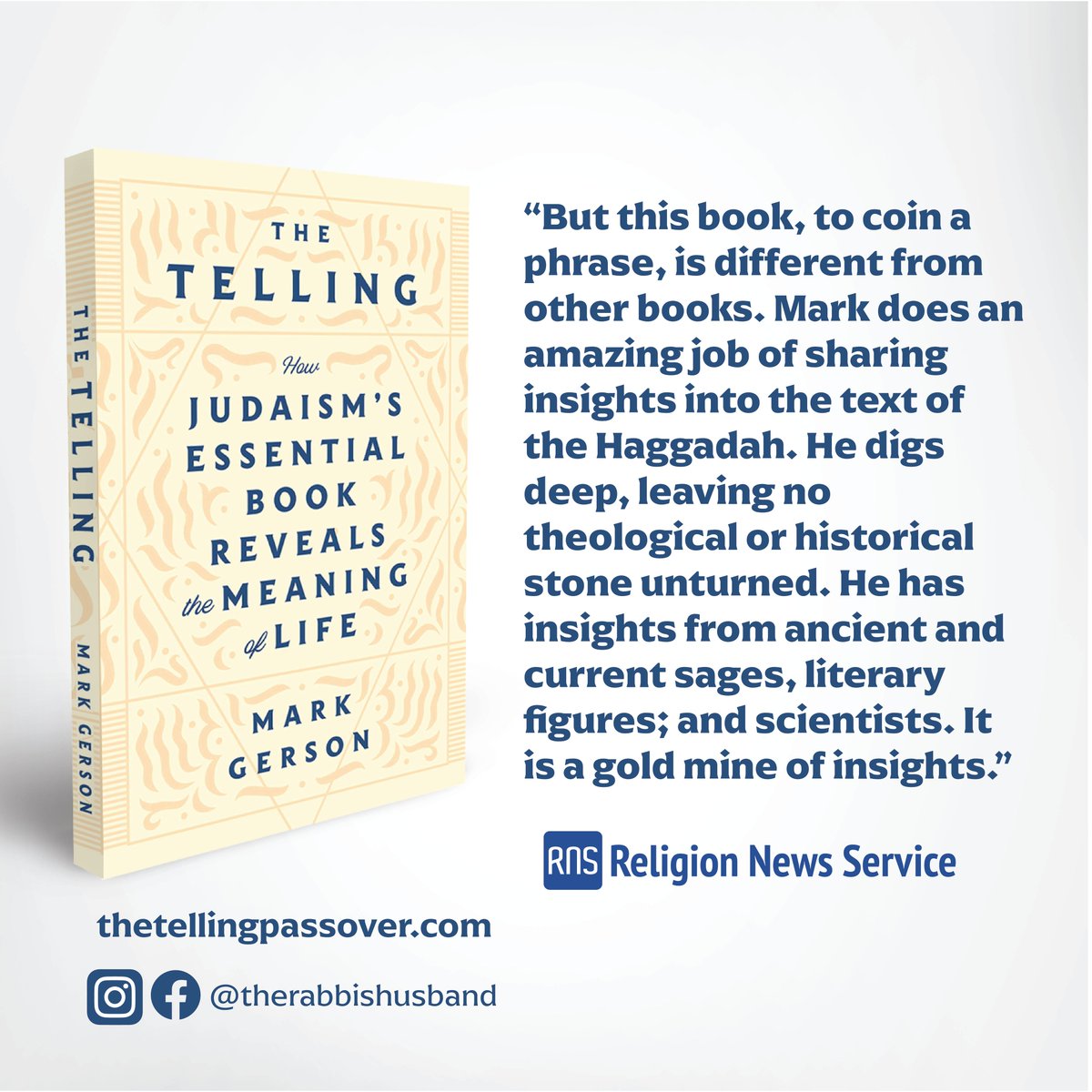 BillKristol's tweet photo. Pre-Passover, I've been reading "The Telling" by my friend @markgerson. Full of interesting insights and thought-provoking suggestions. I'd recommend buying a copy now, reading it in secret, and then wowing everyone at your seder with casually tossed off apercus stolen from Mark. https://t.co/fsCSHJxWMq