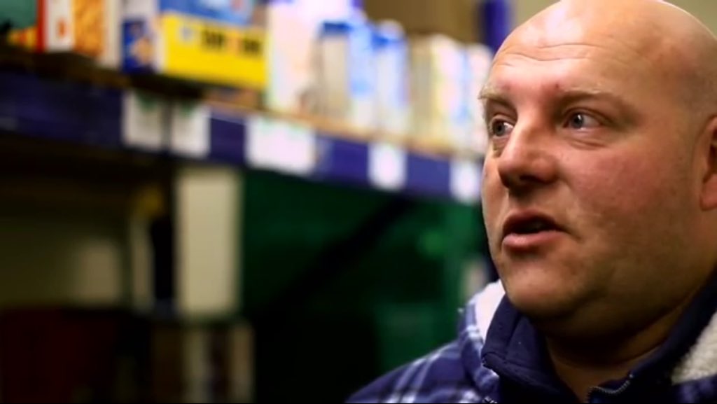 Week 12/52: In 2010, Dave spent his last pound phoning a premium rate number only to be told he was not entitled to a crisis loan. I answered the foodbank door that day to a broken man who we managed to convince not to commit suicide  #FacesBehindTheFigures  http://ewangurr.scot/stories 