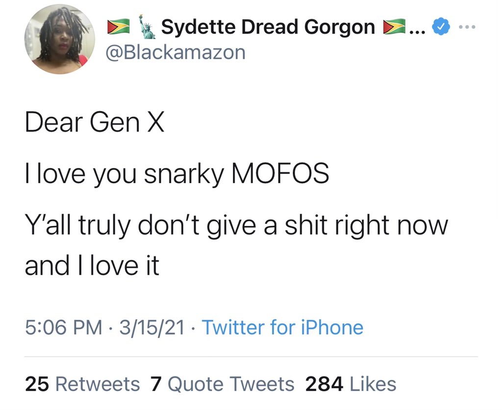 serqetproducers's tweet photo. Happy New Week and YES we resemble that remark. 

Come here some of that snark LIVE tonight on #SerqetX at 9 pm ET/8 pm CT as we chop it up about the last two weeks and the Grammys! 

#PodcastsOfInstagram #GenX #IntersectionalStorytellers https://t.co/s446GEwPuL