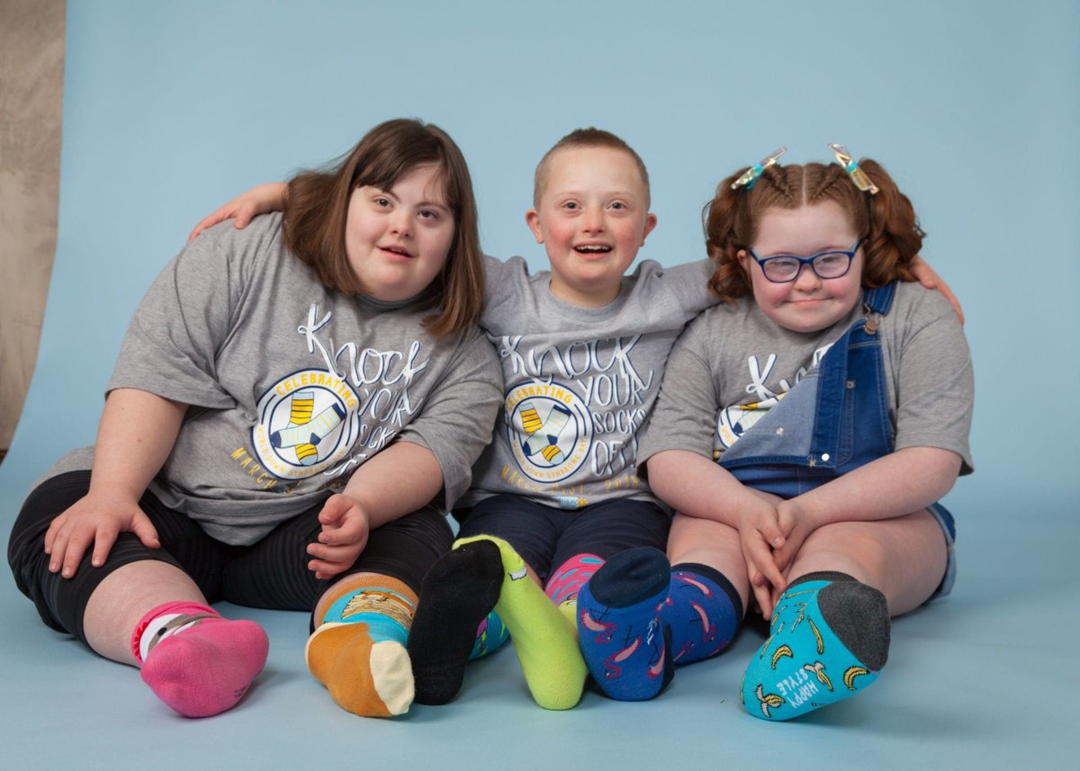 Today is World Down Syndrome Day &amp; we're showing support for <a href="/DSACO/">DSACO</a> &amp; celebrating families they serve by wearing crazy socks! Share photos of your fam in crazy socks w/tag #Crazy4DSACO for a day of acceptance &amp; inclusion. Learn how you can support DSACO: buff.ly/3cIPuZp