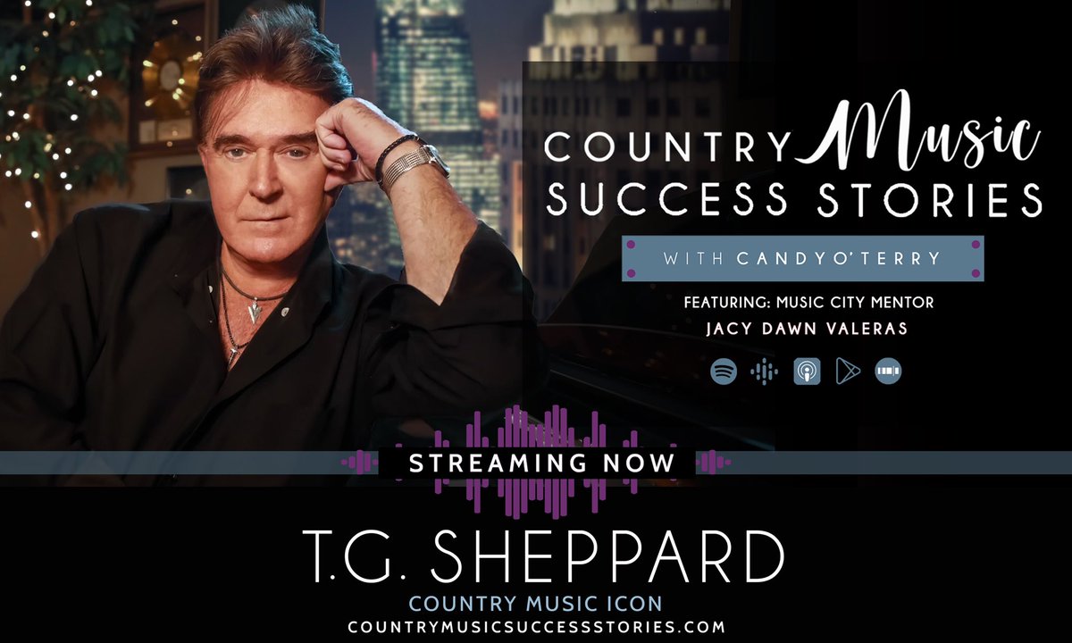 Jacy Dawn Valeras (@jacydawnvaleras) on Twitter photo Listen to the latest episode of #countrymusicsuccessstories with <a href="/TGSheppardmusic/">TG Sheppard</a> streaming now at countrymusicsuccessstories.com/podcast or on #Applepodcasts: apple.co/3c23M8B 🎙 #podcast Listen to the latest episode of #countrymusicsuccessstories with <a href="/TGSheppardmusic/">TG Sheppard</a> streaming now at countrymusicsuccessstories.com/podcast or on #Applepodcasts: apple.co/3c23M8B 🎙 #podcast